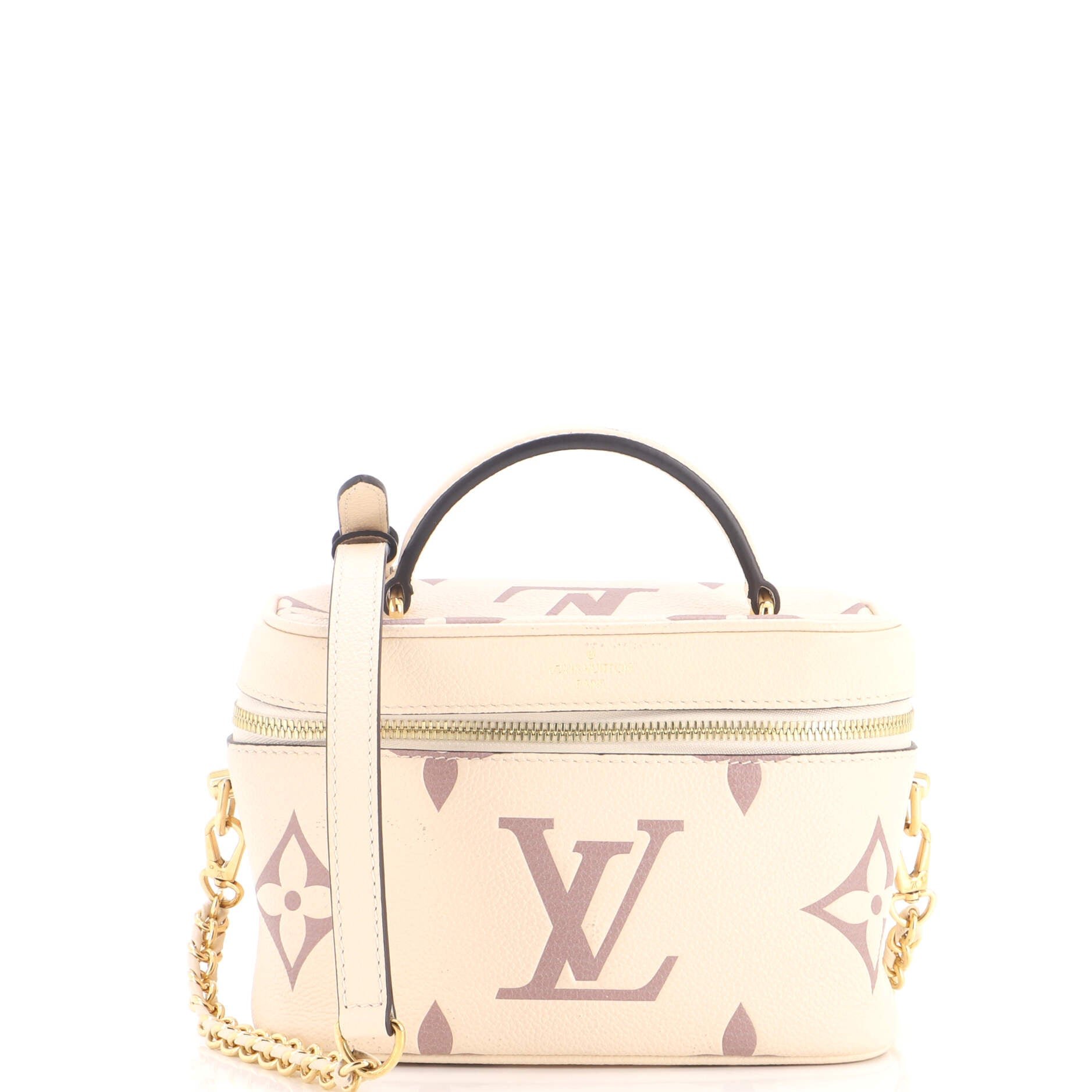 Vanity Handbag Bicolor Monogram Empreinte Giant PM