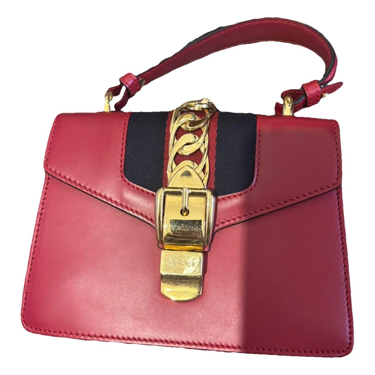 Sylvie Top Handle leather tote
