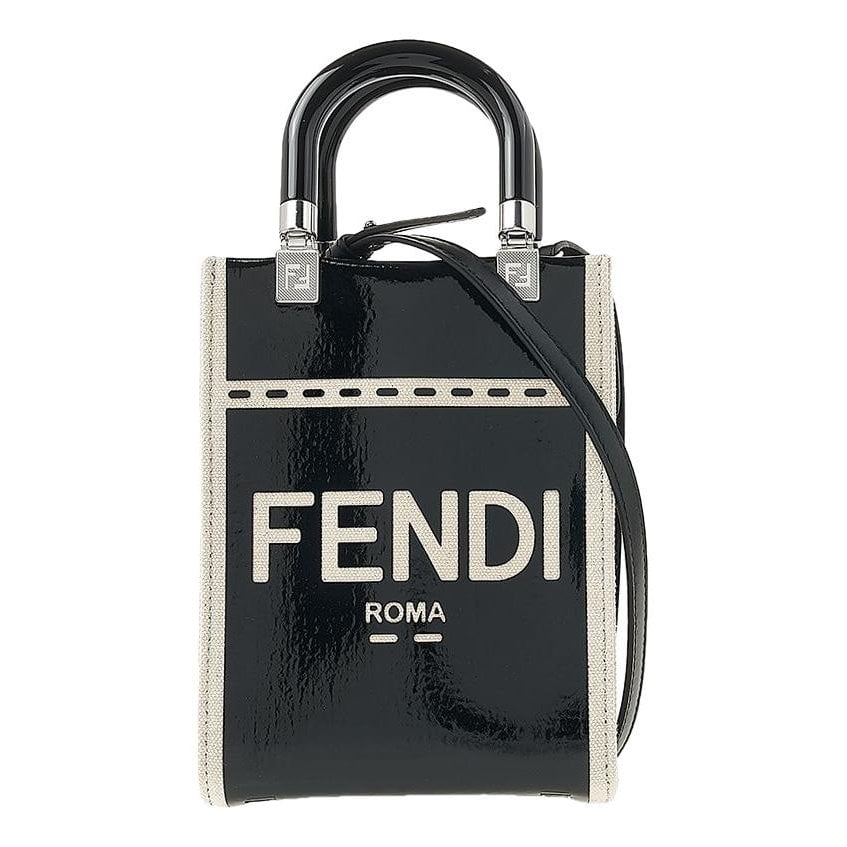 Sunshine patent leather tote