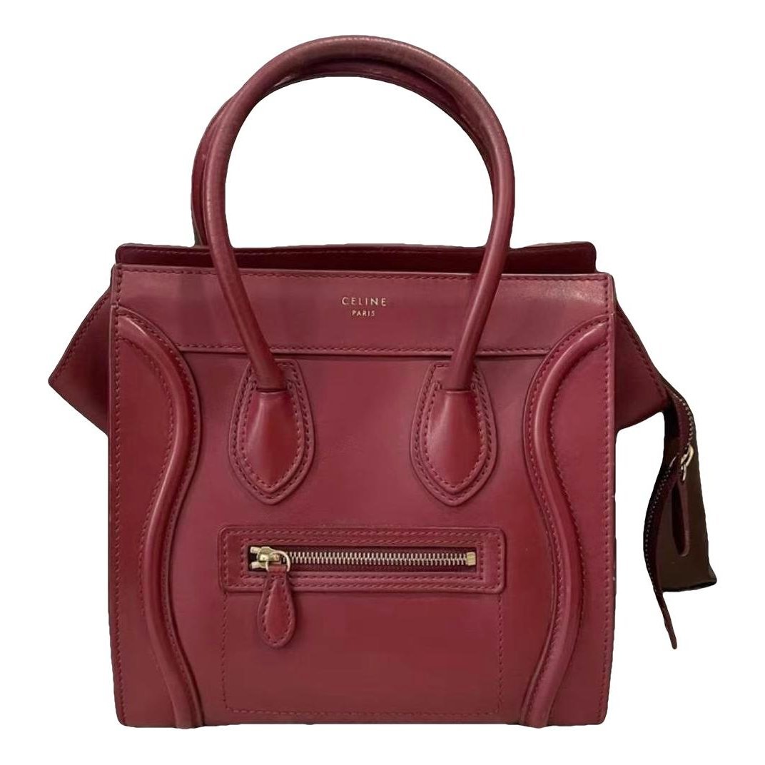Luggage leather handbag