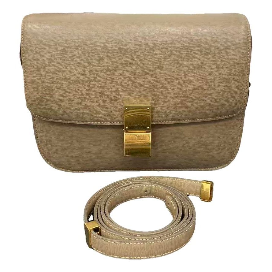 Classic leather crossbody bag
