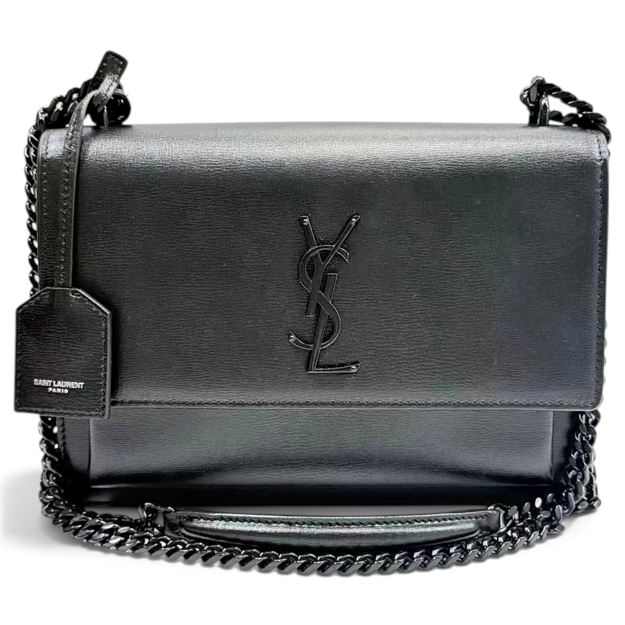 Sunset leather crossbody bag