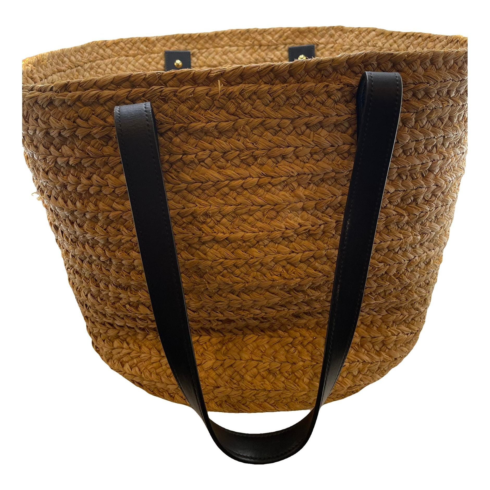 Leather tote