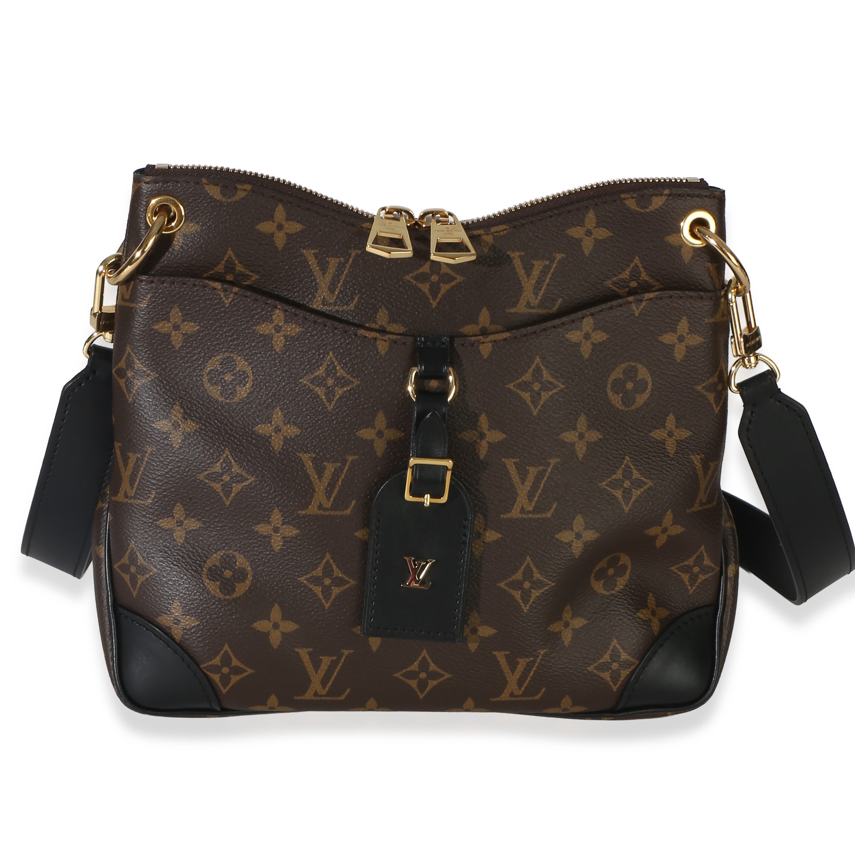 Black Monogram Canvas Odeon PM NM