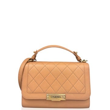 Calfskin Top Handle Flap Medium