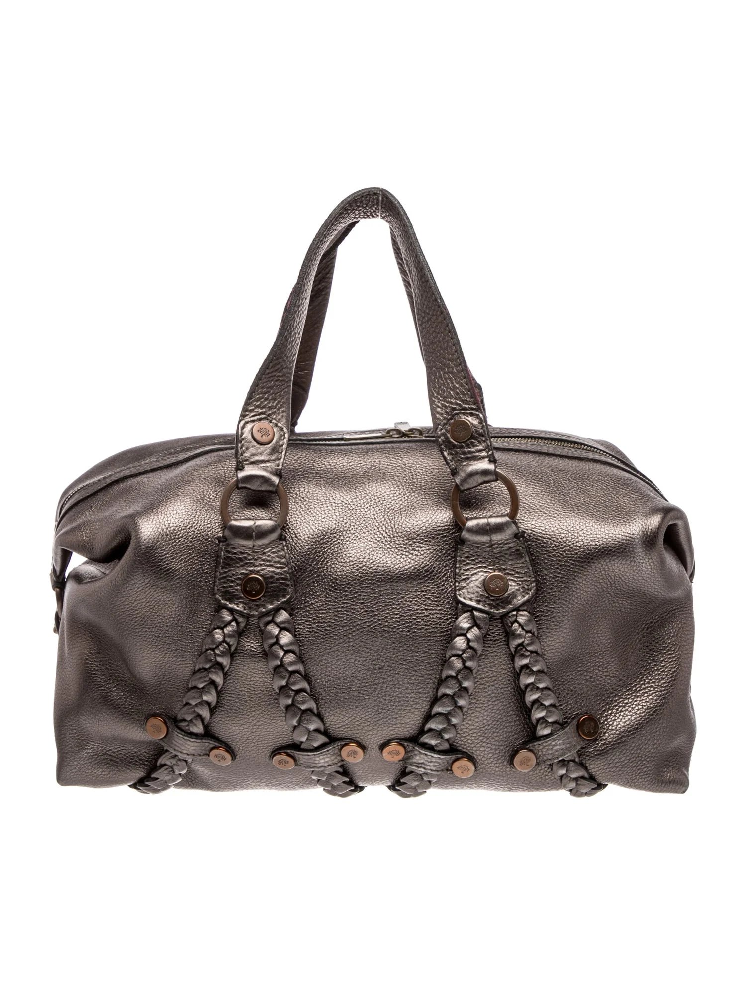 Leather Top Handle Bag