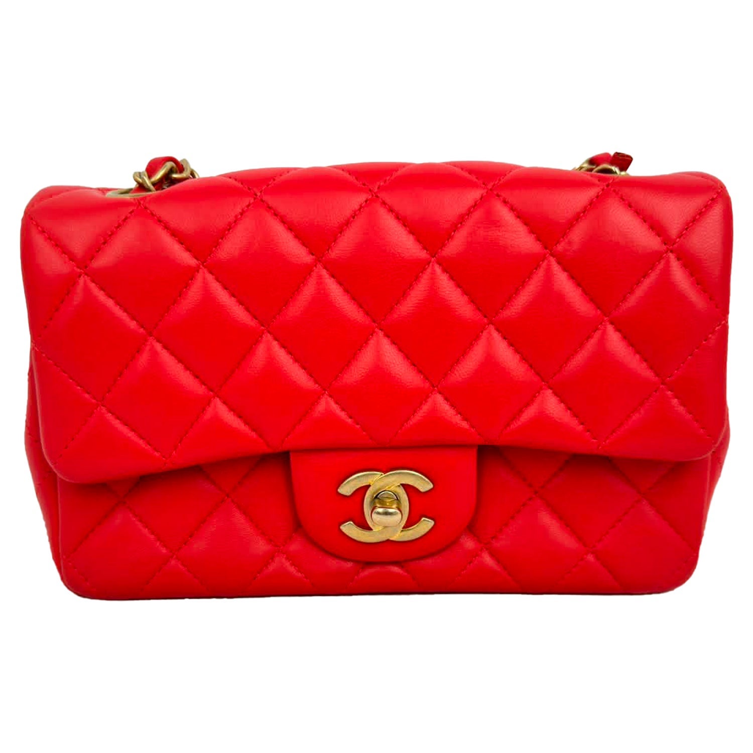 Leather Classic Single Flap Mini
