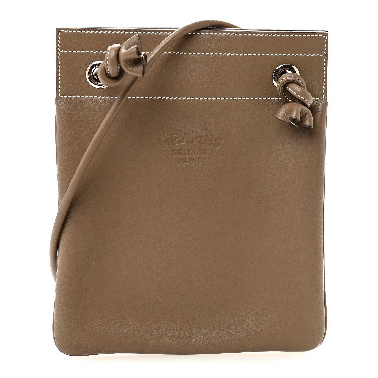 Hermes Hermes Milo Lambskin Swift Mini Aline Etoupe