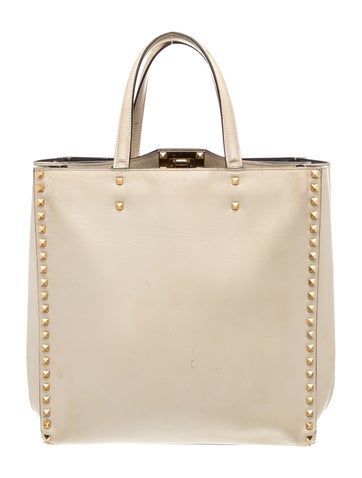 Rockstud Top Handle Bag