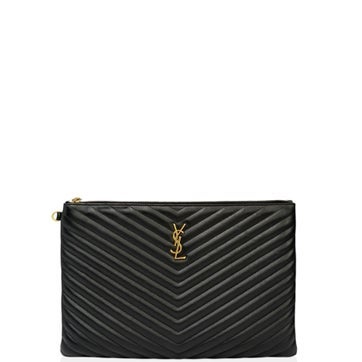 Nappa Gaufre Leather Cassandre Matelassé Pouch