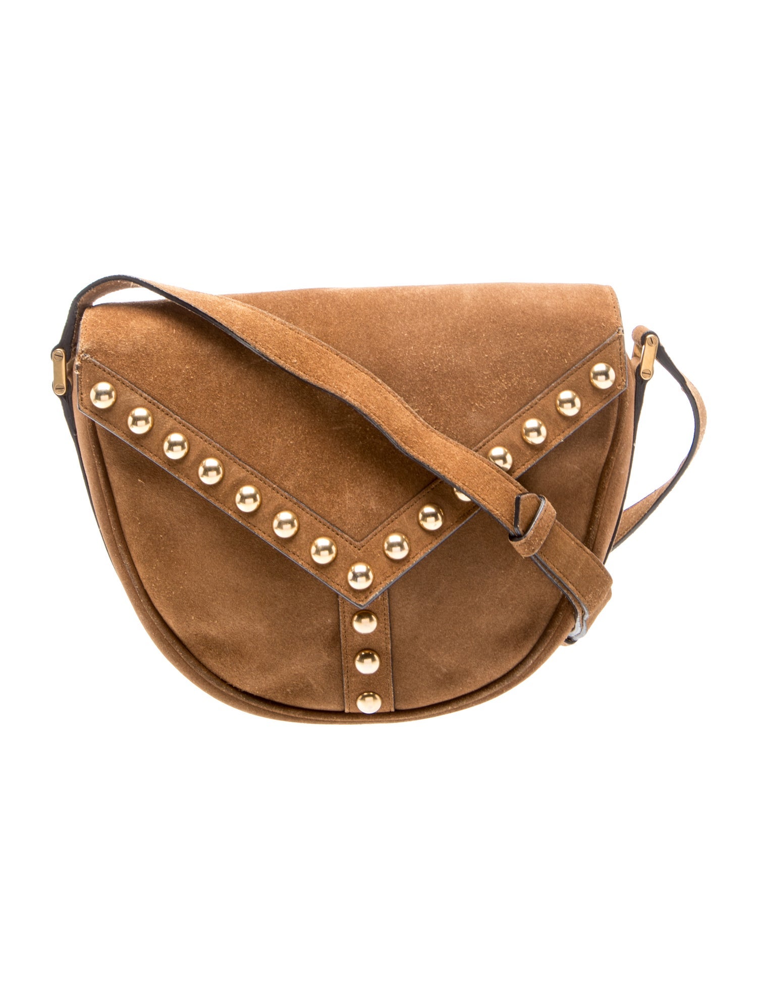 Saint Laurent Suede Shoulder Bag
