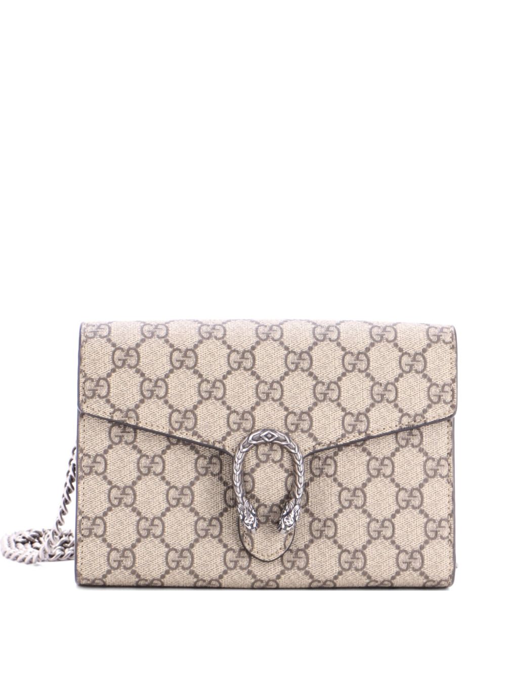 Dionysus Chain Wallet GG Coated Canvas Small crossbody bag
