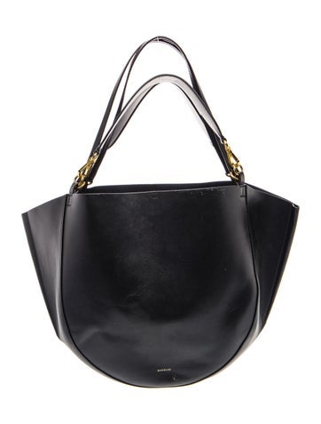 Leather Top Handle Bag