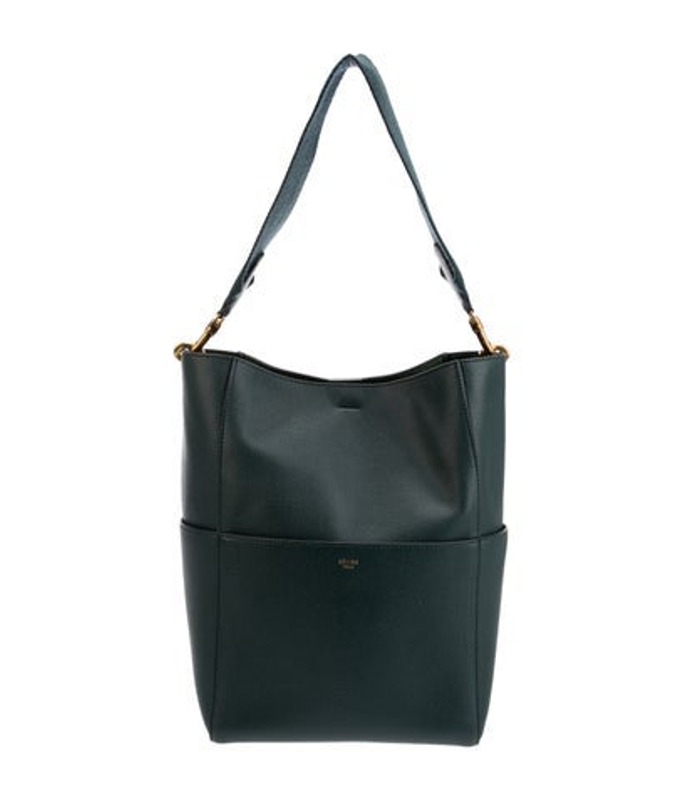 Celine Leather Seau Sangle
