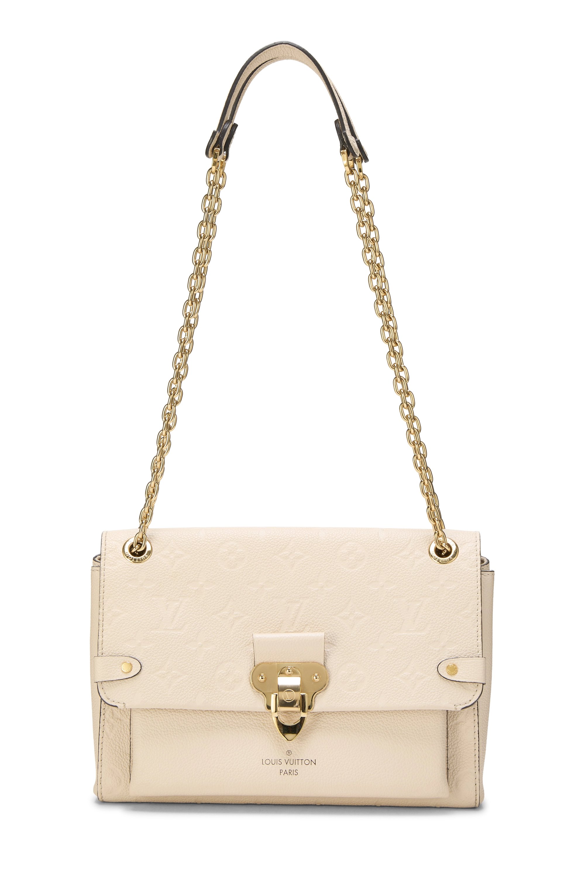White Monogram Empreinte Leather Vavin BB NM