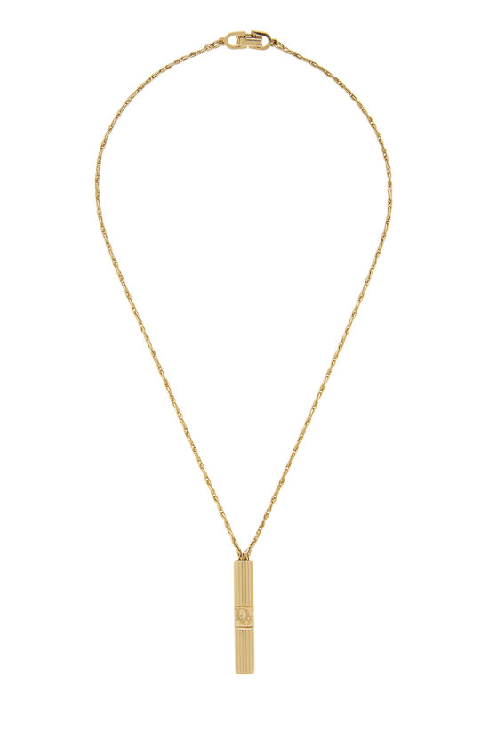 Dior Gold Logo Necklace