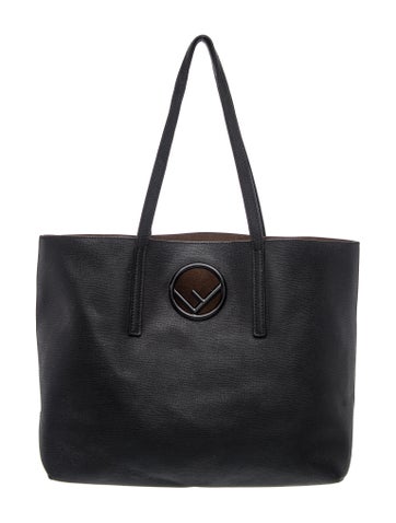 Leather Logo Tote