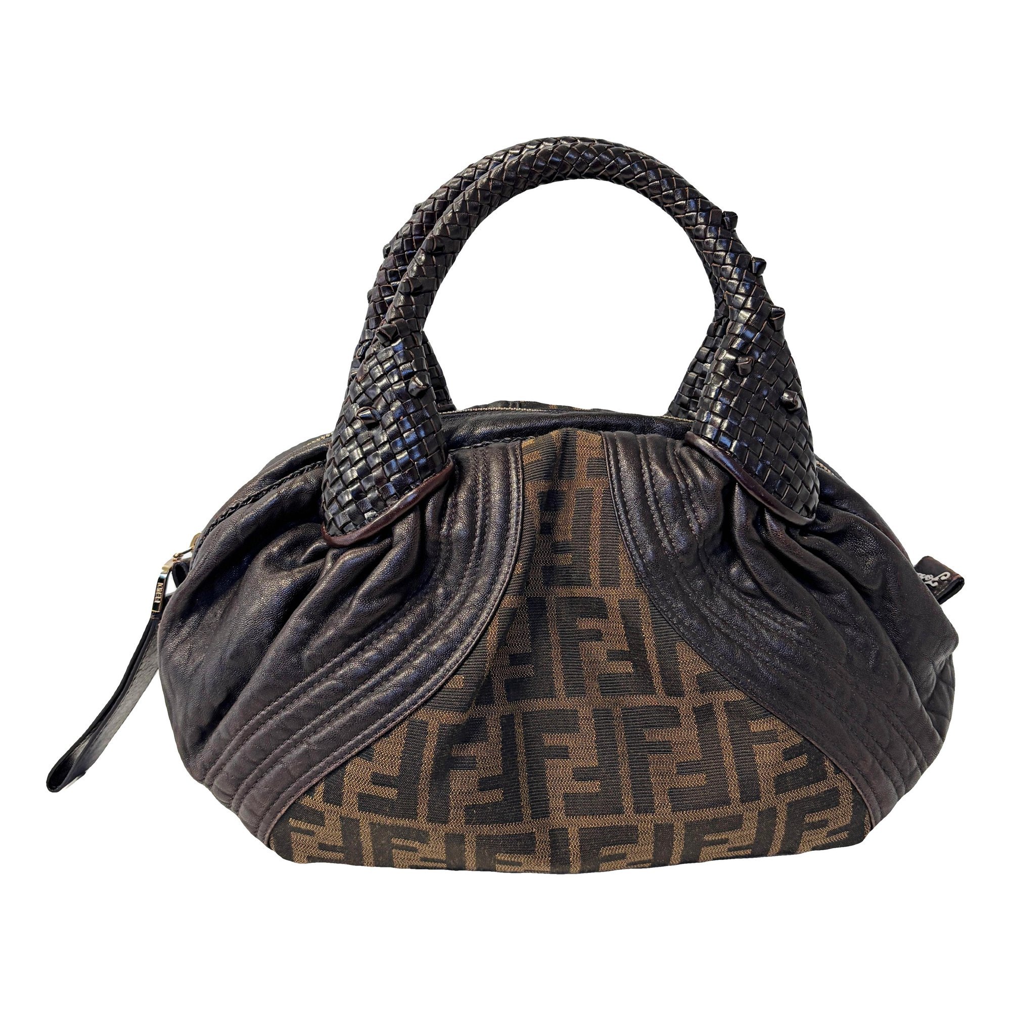 Spy leather handbag