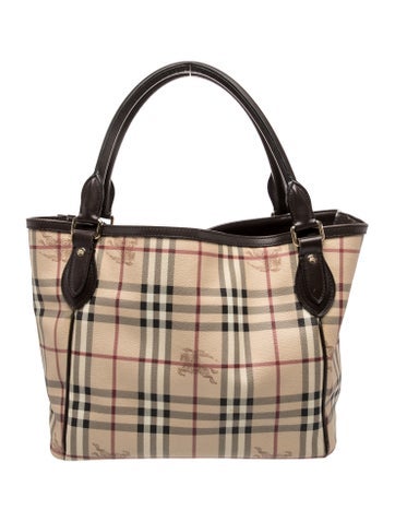 Haymarket Check Top Handle Bag