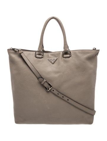 Vitello Daino Leather Leather Tote Bag