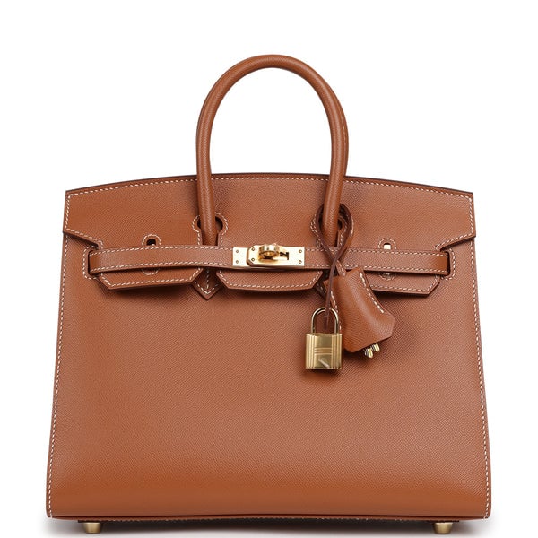 Hermes Birkin Sellier 25 Gold Madame Gold Hardware