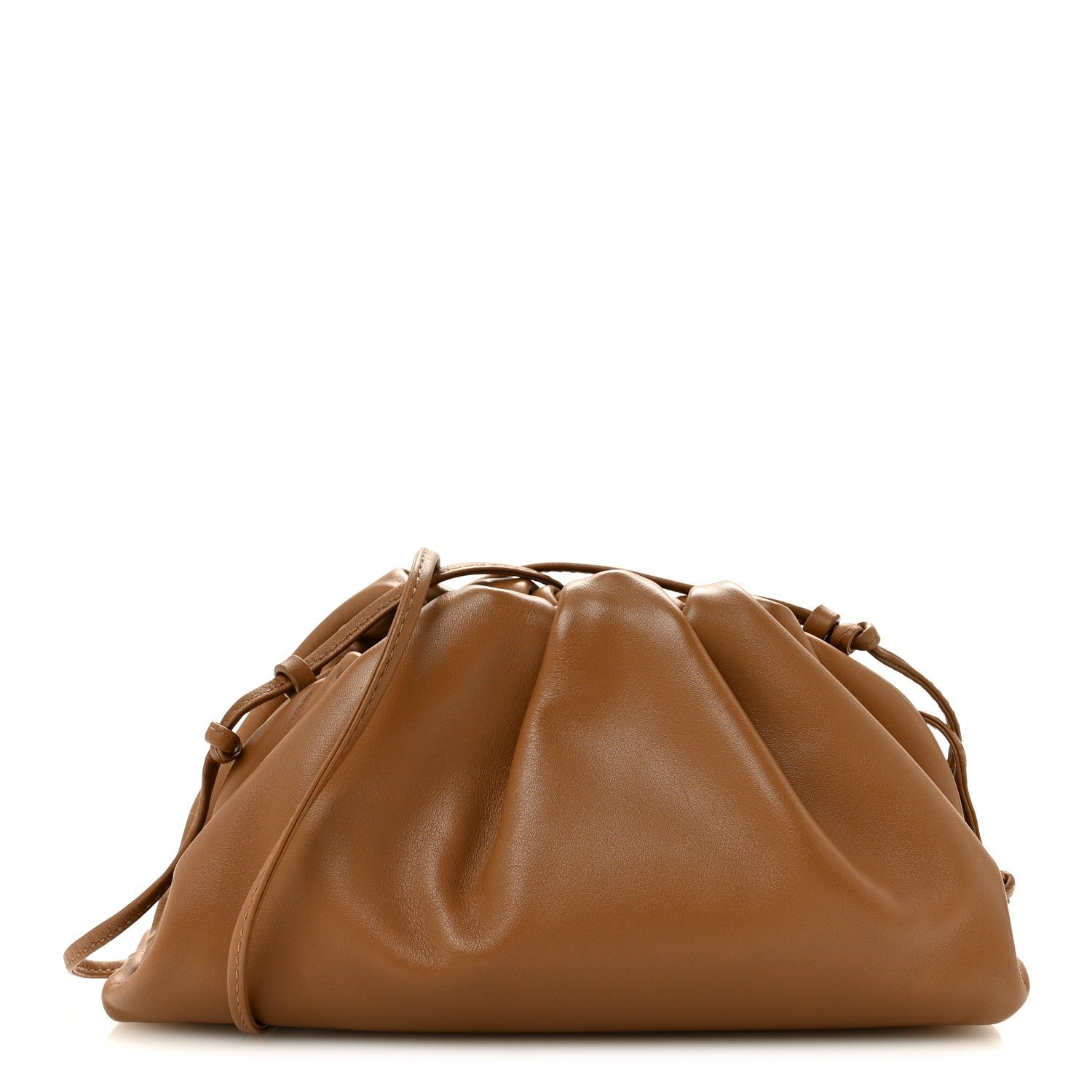 Bottega Veneta Butter Calfskin The Mini Pouch Camel
