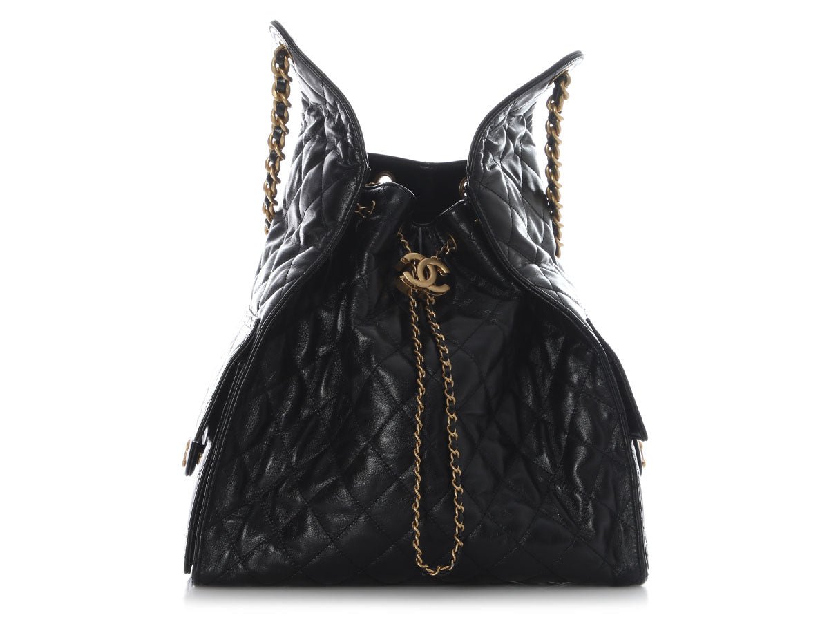 Chanel Medium Black Calfskin 25 Bag