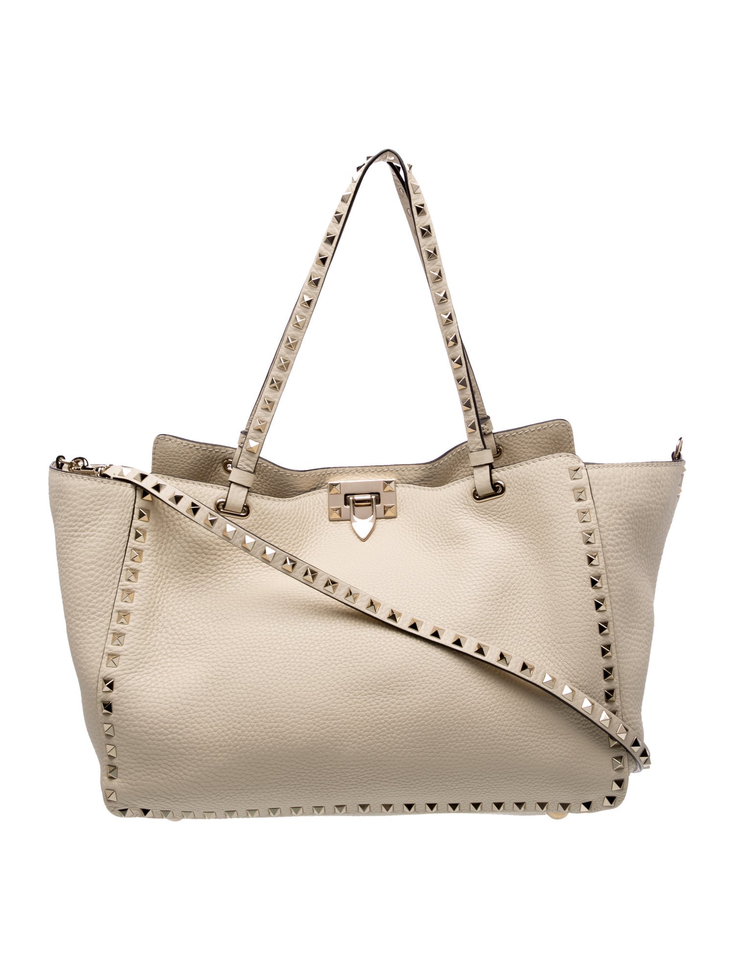 Rockstud Top Handle Bag