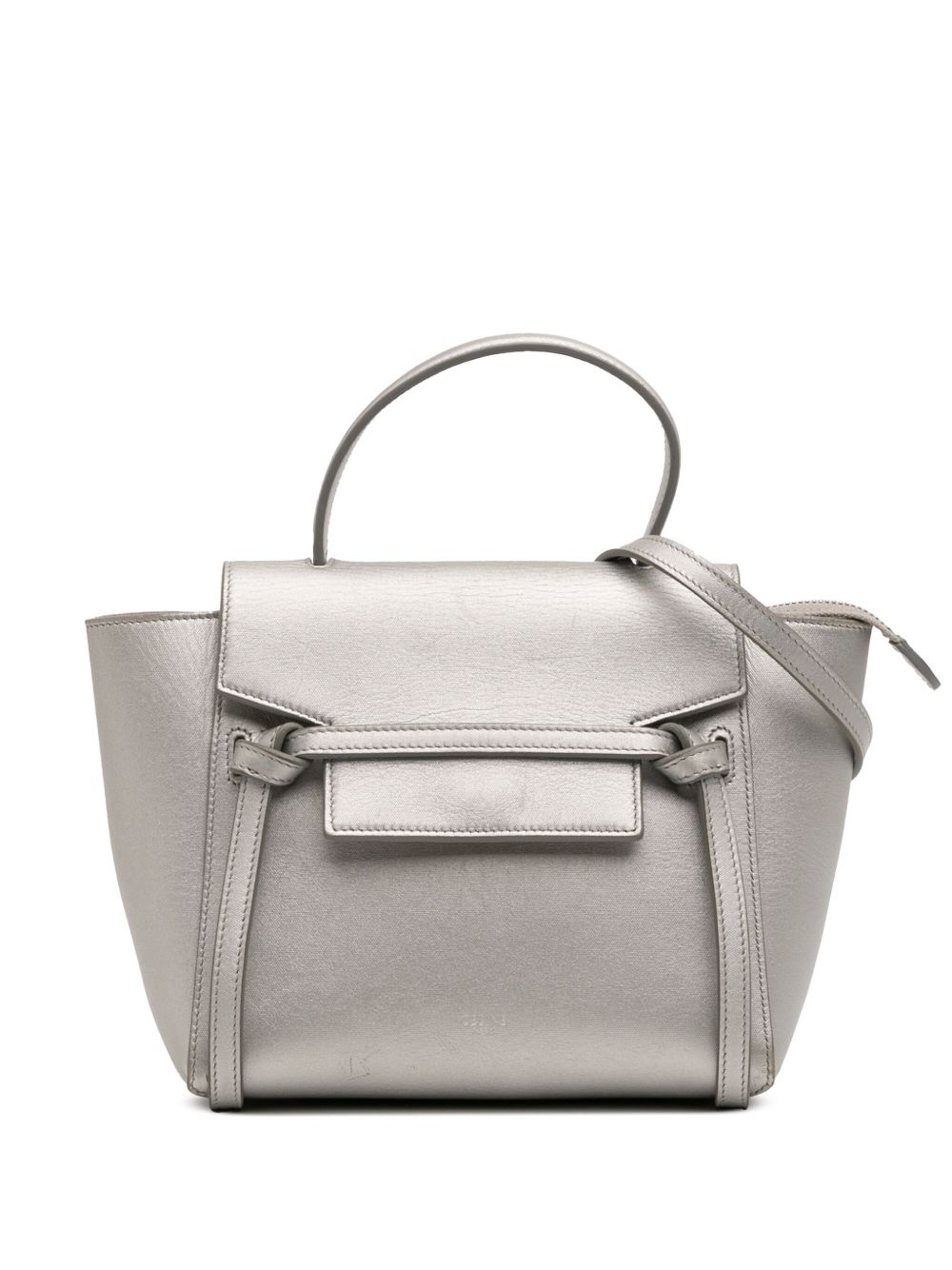 2018 Nano Laminated Calfskin Belt Bag satchel