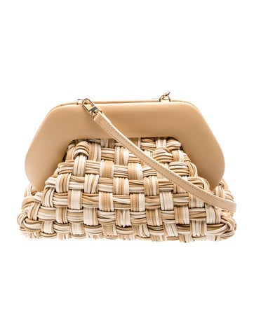 Themoire Leather Shoulder Bag