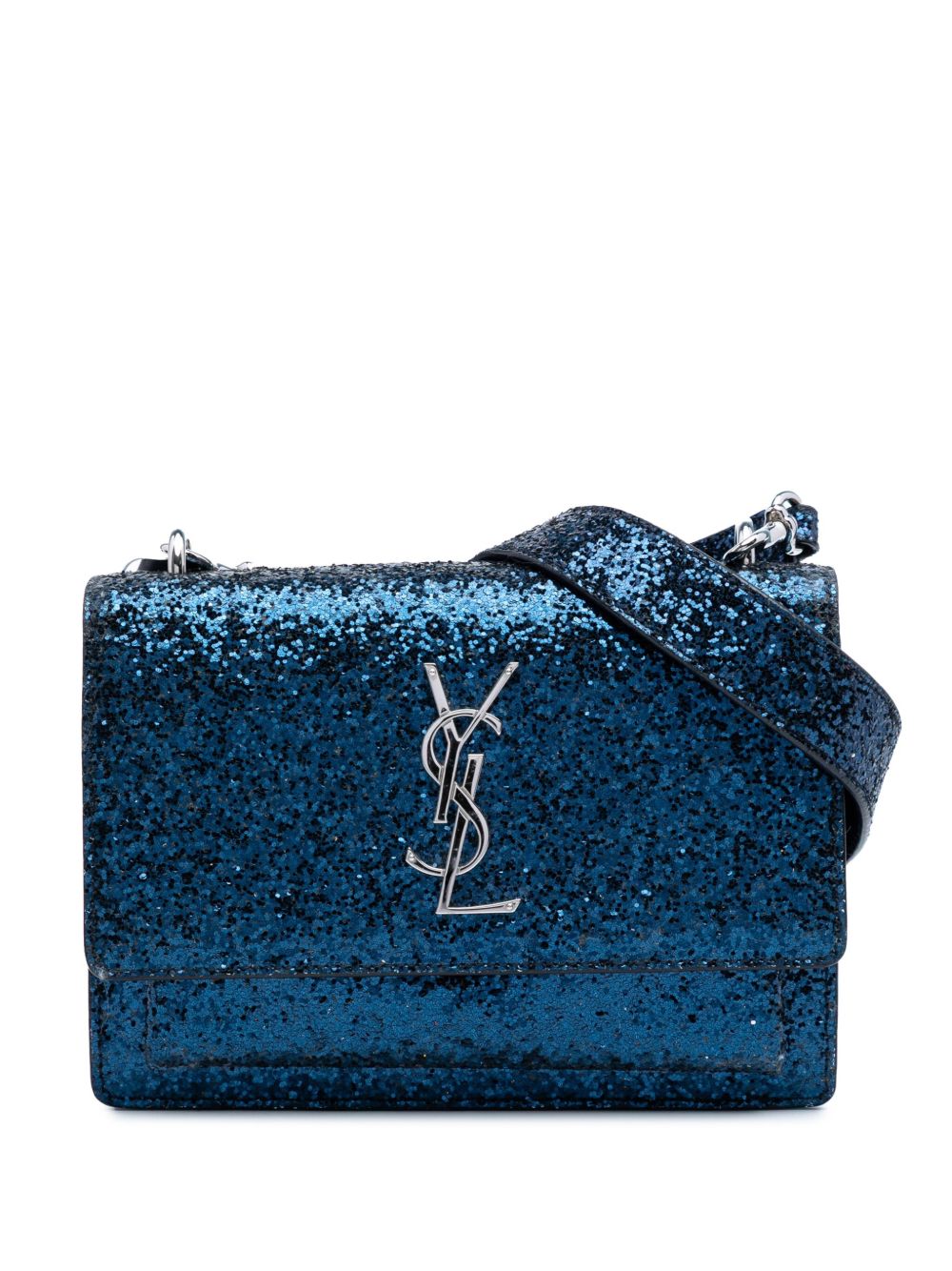 2016 Small Glittered Leather Monogram Sunset crossbody bag
