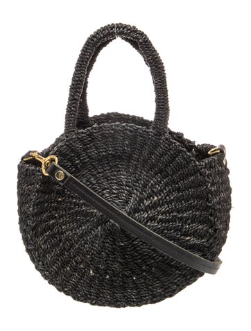 Straw Top Handle Bag