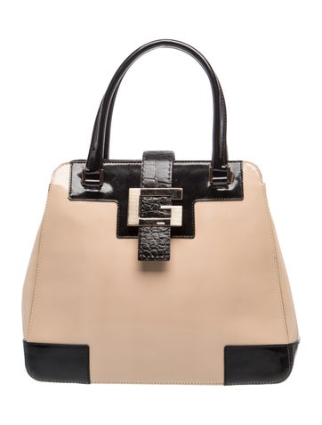 Patent Leather Top Handle Bag Vintage