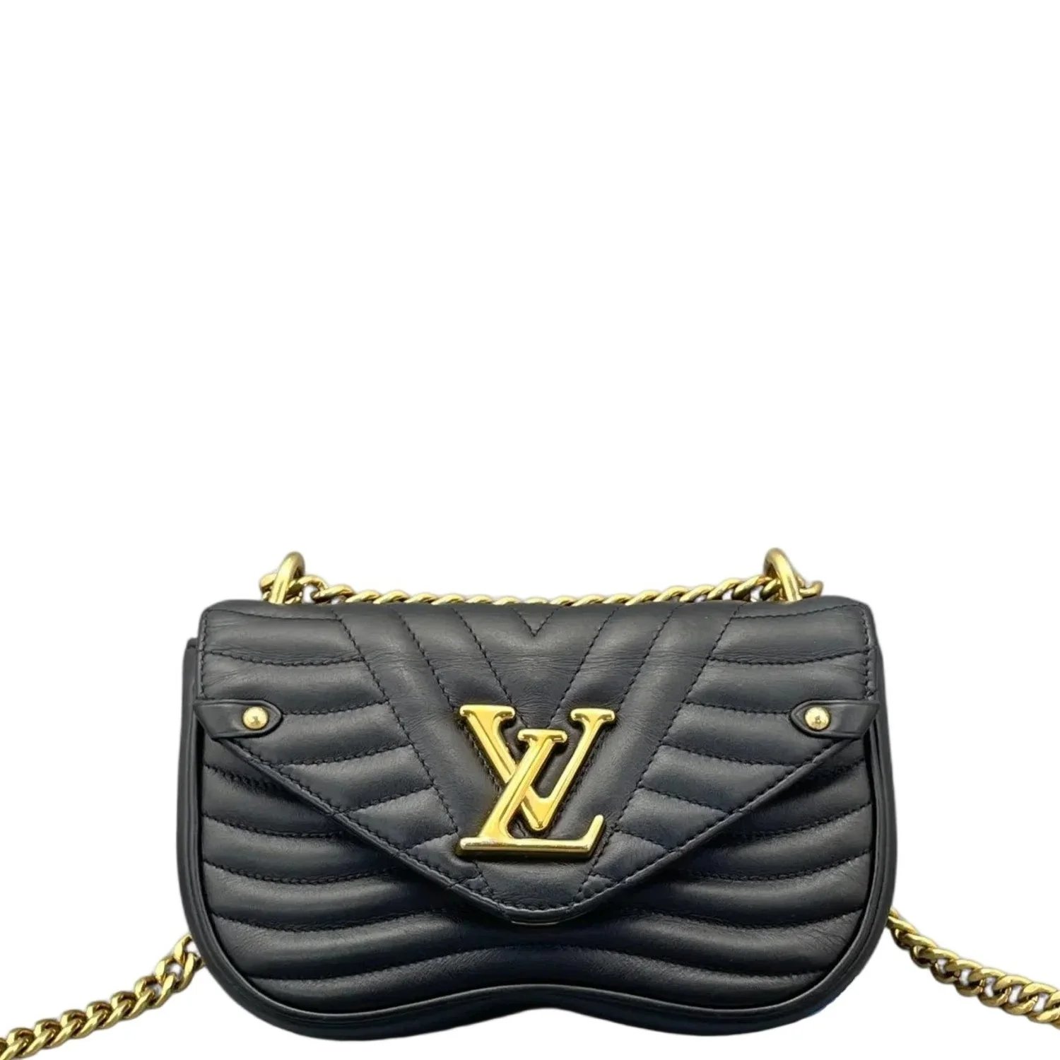 Taurillon Leather New Wave Chain Bag PM