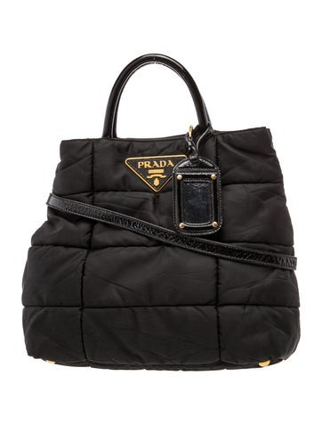 Tessuto Nylon Top Handle Bag Medium
