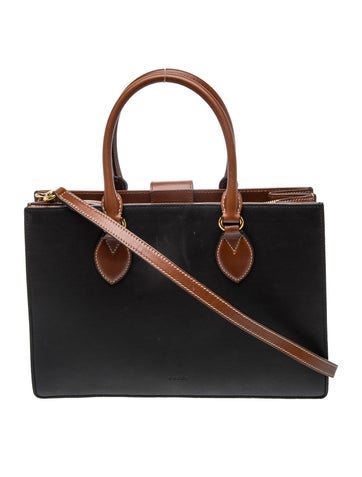 Leather Top Handle Bag