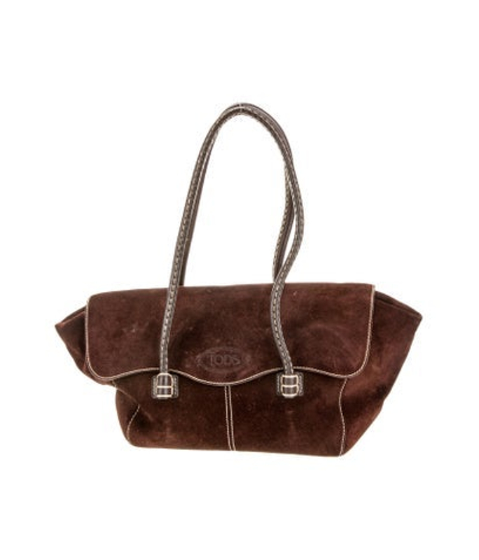 Tod's S Suede Top Handle Bag