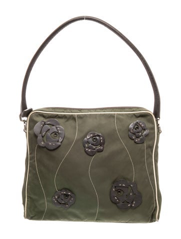 Tessuto Nylon Top Handle Bag