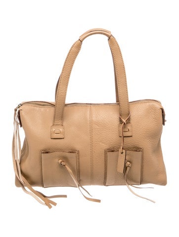 Leather Top Handle Bag