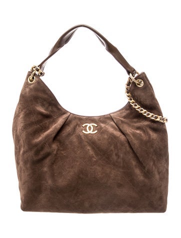 Suede Quilted Maxi Hobo