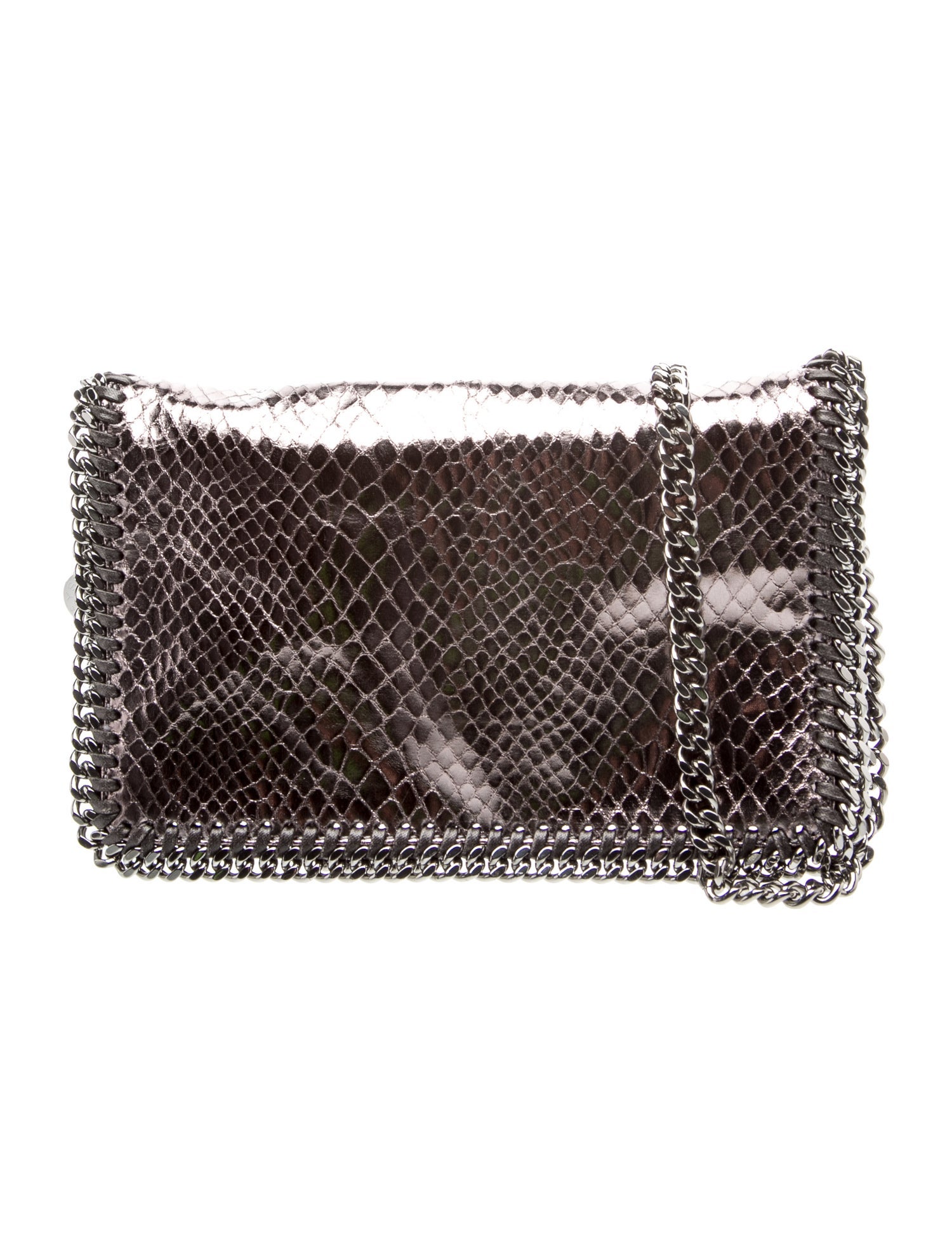 Embossed Leather Crossbody Bag