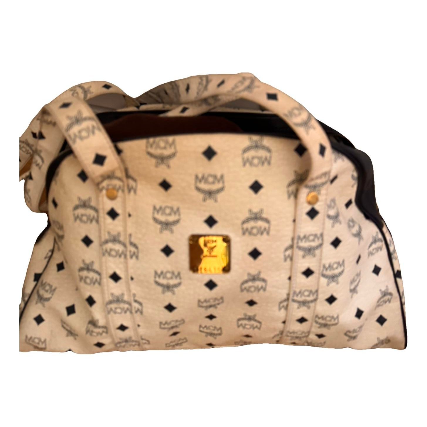 MCM Boston leather handbag