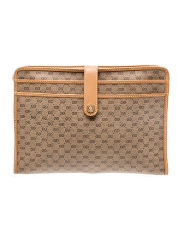 Micro GG Monogram Portfolio Vintage