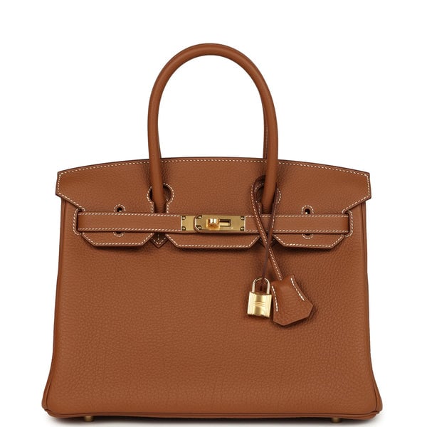 Hermes Hermes Birkin 30 Gold Togo Gold Hardware
