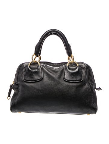 Leather Top Handle Bag