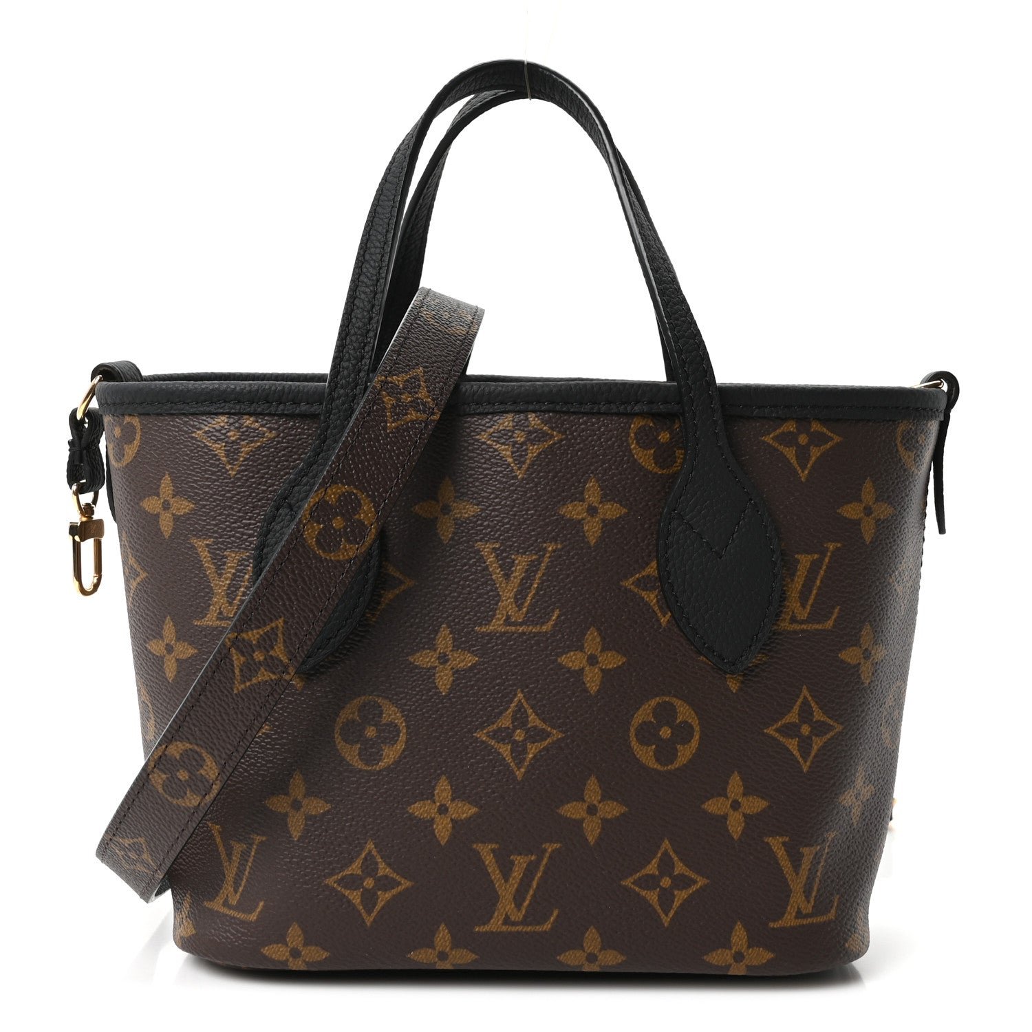 Louis Vuitton Monogram Neverfull Inside Out Bandouliere BB Black