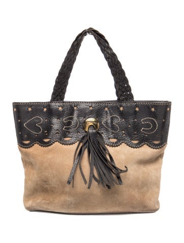 Moschino Suede Tote