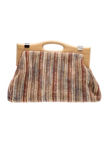 Raffia Top Handle Bag