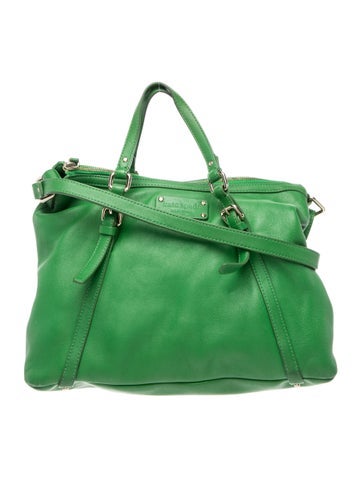 Leather Top Handle Bag