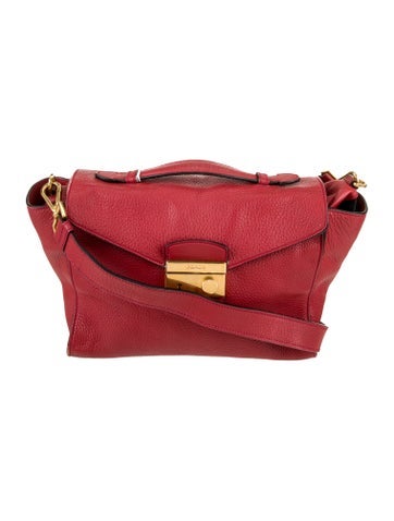 Prada Leather Top Handle Bag